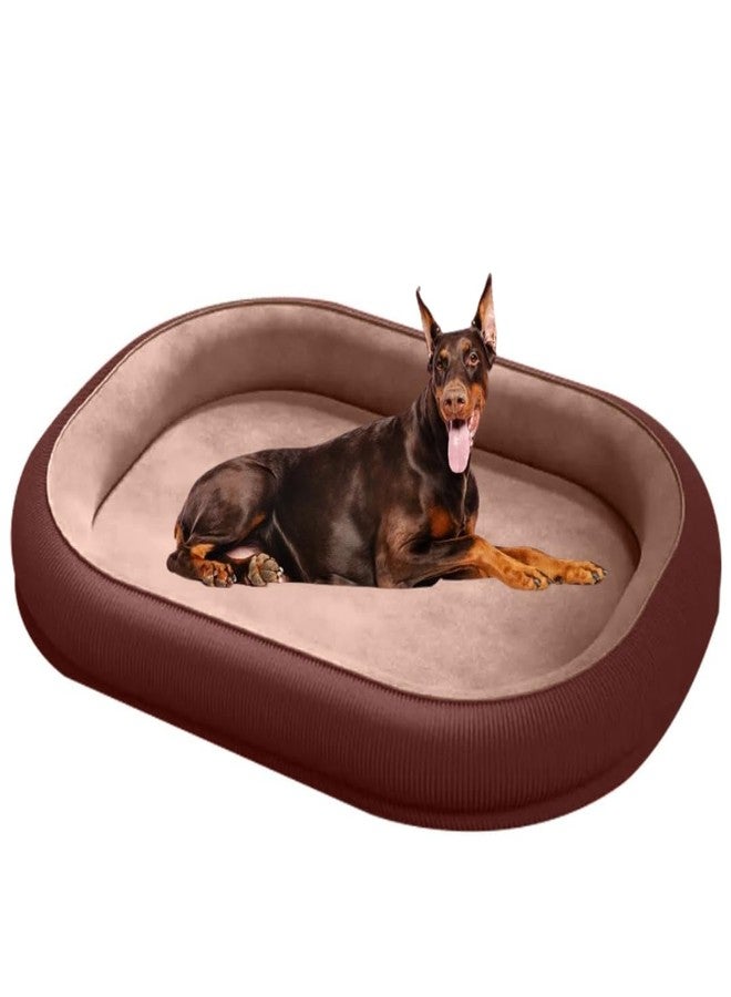 DRILLY First Class Fur 4XL Dog Bed for Extra Large Dogs Washable-Orthopedic Big Dog Beds | Big Breed | | Giant Human Dog Bed## (4XL) - Image 1